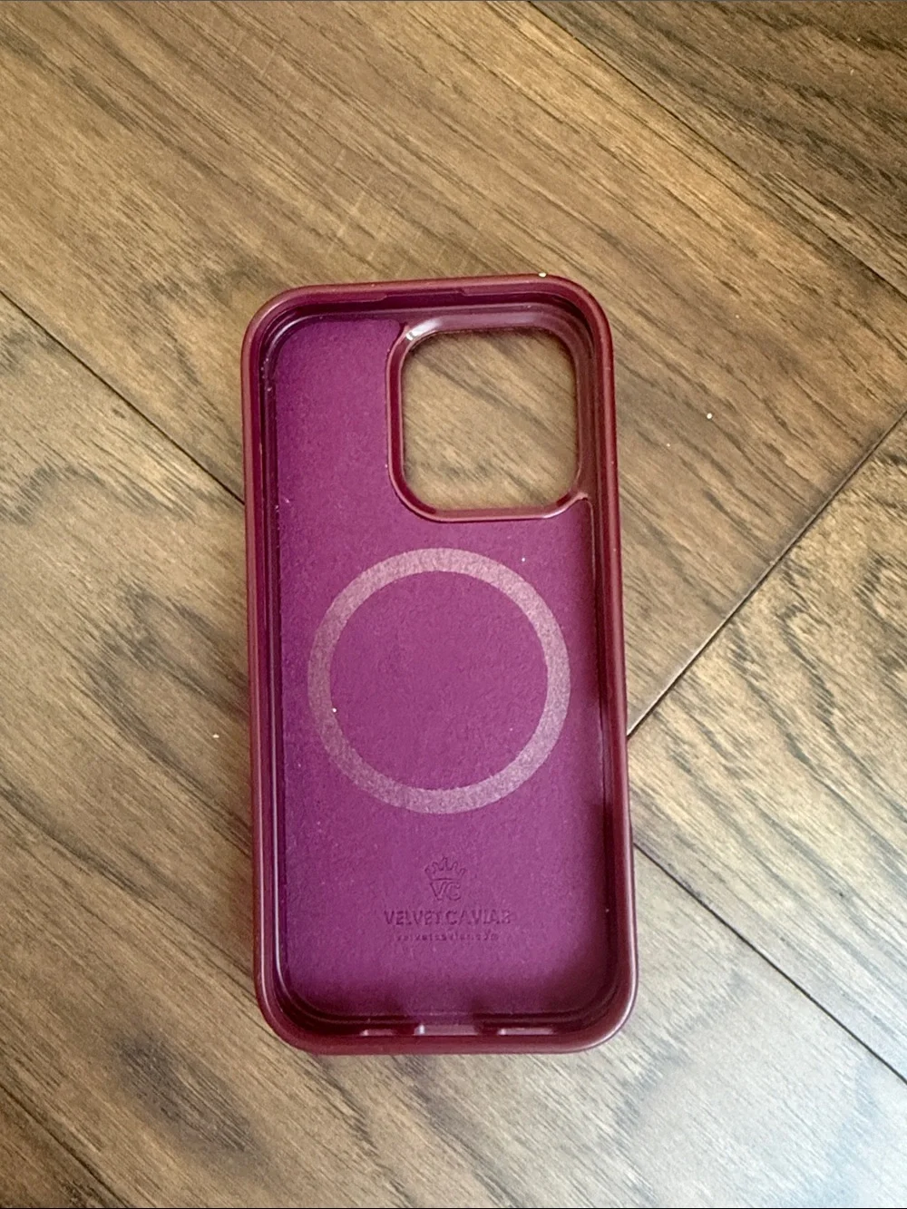 Velvet Caviar Burgundy Leather iPhone 16 Pro Case - Protective Slim Cover